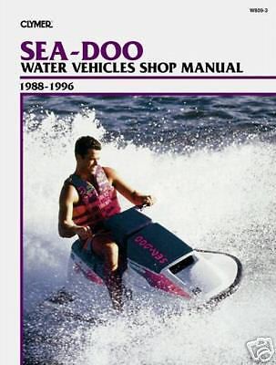 Clymer repair manual sea-doo watercraft 1988-1996