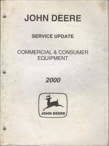 John deere service update commercial/consumer equipment