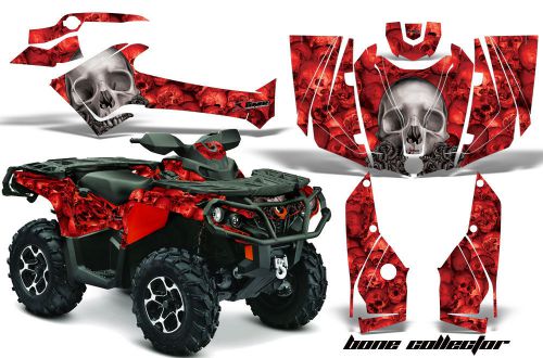 Can am amr racing graphics sticker kits atv canam outlander sst decals 2012 bcr
