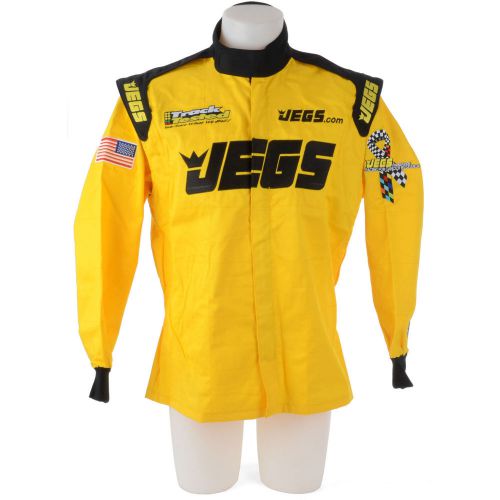 Jegs performance products 6063 yellow single layer jacket x-large
