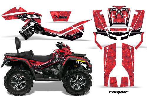 Can-am outlander max atv graphic kit 500/800 amr decal sticker part reaper r