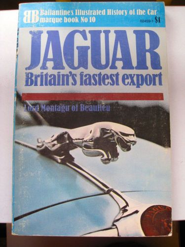 Jaguar britain&#039;s fastest export-ballantine illustrated history of the car#7 1971