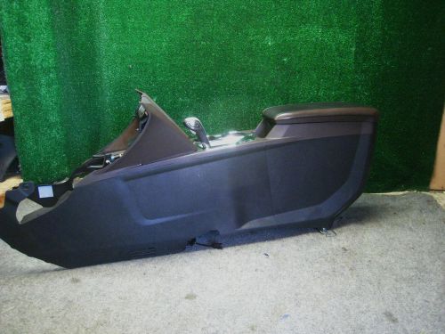 12 chevy equinox bucket seat center console complete assembly brownstone
