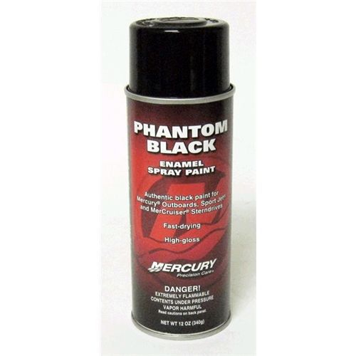 Oem mercury marine outboard precision phantom black spray paint 92-802878 1