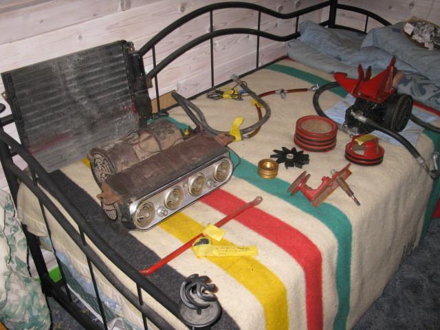 1964 ford fairlane air conditioning system complete and original.