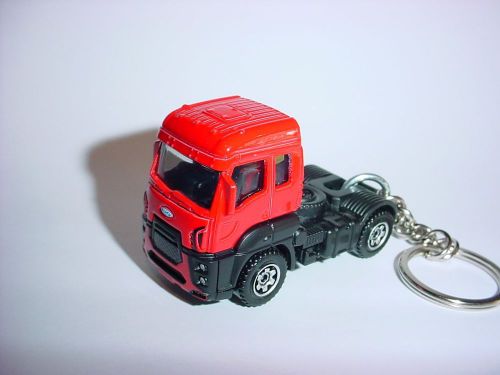 New red ford cargo truck custom keychain key chain rig semi cab cdl driver road
