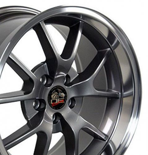 18&#034; 9/10 anthracite fr500 wheels rims fit mustang® &#039;94-&#039;04 w1x