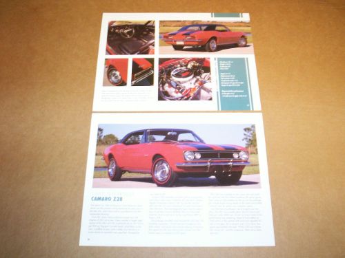 67 1967 chevrolet z/28 camaro magazine article