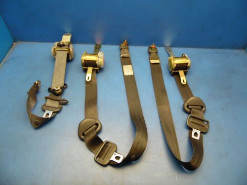 92-96 toyota camry oem seat belts stock factory gray * missing buckles