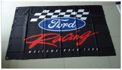 New large 3&#039; x 5&#039; ford racing flag man cave welcome race fans