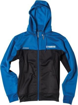 Factory effex tracker mens zip up hooded jacket yamaha/black/blue
