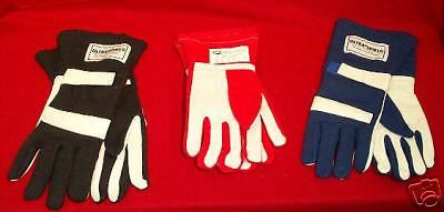 Ultrashield single layer sfi 3.3/1 youth junior racing gloves - blue