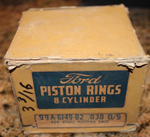 1939 1940 1941 42 46 47 48 49 1950 51 52 53 nos ford new piston ring 99a6149-02
