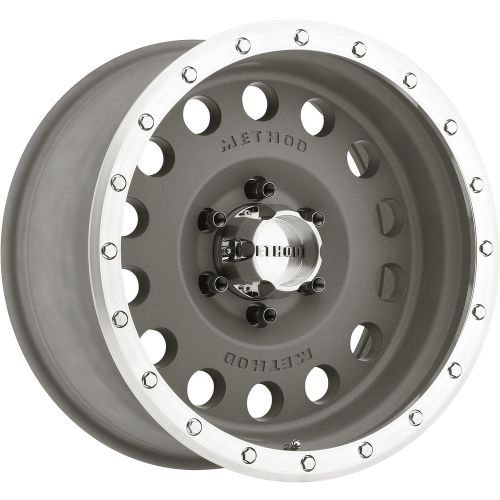 17x8.5 gray method hole 8x170 +0 wheels federal couragia mt 285/70/17 tires