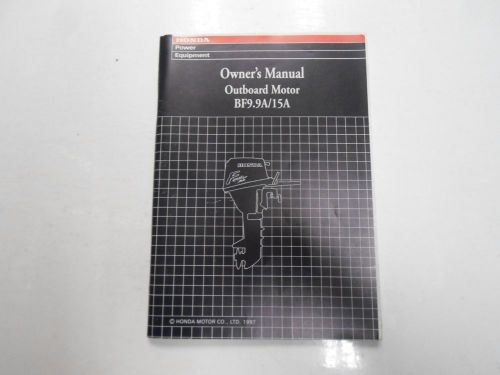 1998 honda power equipment outboard motor bf9.9a/15a owners manual factory ***