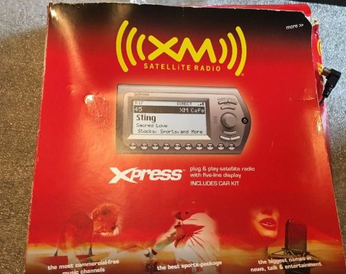 Audiovox xpress xm satellite radio receiver &amp; car kit b10
