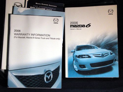 2006 mazda 6 factory oem owners manual with the cover 06