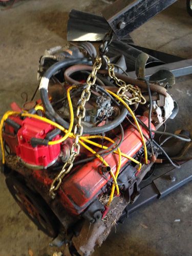350 chev motor and drive train w matching numbers from 69 camaro w 64,000 miles
