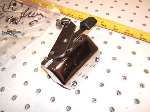 Volvo 1974 142 coupe right rear pass window lock unlock chrome 1 assembly,680428