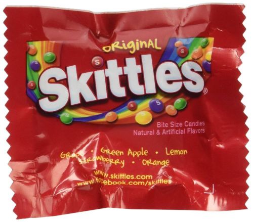 Skittles, fun size bags, 5 lbs