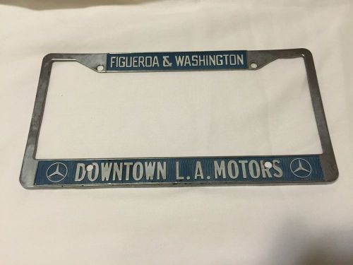 Mercedes license plate frame downtown l.a. motors