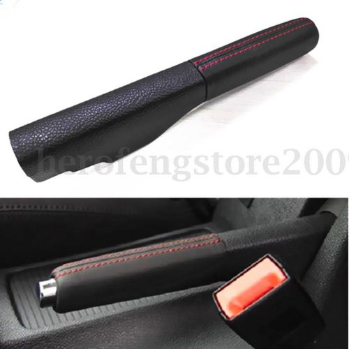 Leather hand brake parking handle cover for vw golf mk6 jetta mk5 gti scirocco