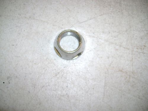 1965-66 oem mustang antenna mast nut, good chrome, excellent threads