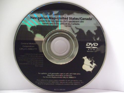 Navigation disc dvd 2007 2008 2009 2011 escalade 2010 release 20883771