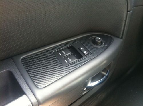 Dodge challenger power window switch panel carbon fiber look overlay srt-8 rt se