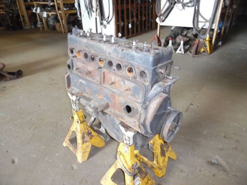 Dodge pickup truck 230 engine motor cylinder head block crankshaft oil pan