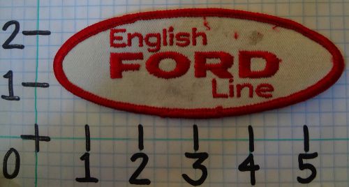Vintage nos ford car patch from the 70&#039;s 034 english line