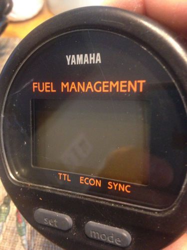 Yamaha fuel flow meter gauge with yamaha fuel management sender and cable