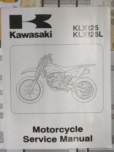 Kawasaki klx125 service manual pn 99924-1293-01