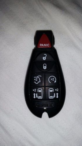 2008 09 10 2011 chrysler town &amp; country remote key fob fobik 05026197ad 7 button