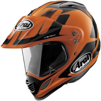 Arai xd4 xd-4 explore adventure dual sport motard motorcycle helmet orange lg