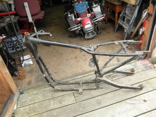 Harley oem ironhead sportster frame 1980 with swingarm,great condition.