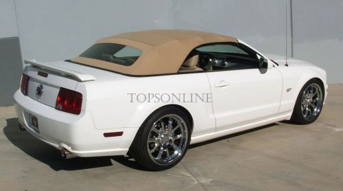 Ford mustang gt convertible soft top with heated glass oe haartz saicloth vinyl