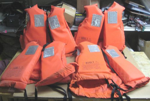 4 each adult type 1 life jackets style 198