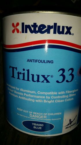 Interlux trilux 33 antifouling bottom paint blue gallon