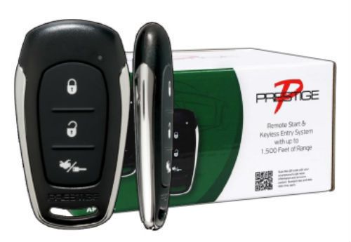 New! prestige car remote start system with 2 remotes keyless1500 ft range aps57e