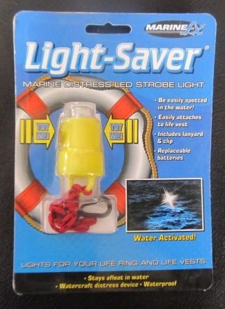 Boat water safety - strobe light led water activated distress signal - new