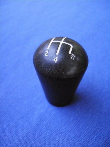 Classic mini cooper black cone shaped bakelite shift knob original insert