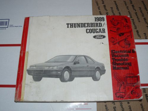 1989 ford thunderbird/cougar electrical&amp; vacuum trouble-shooting manual
