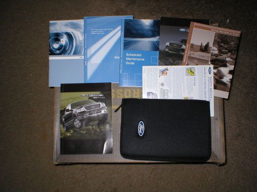 2006 ford f150 owners manual set with cover case