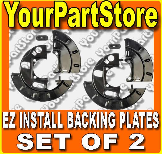 Chevy truck rear brake dust shield backing plate plates