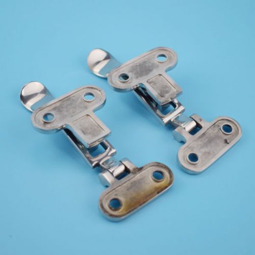 2pcs locker hatch anti-rattle latch fastener clamp-4 3/8&#034; stainless steel nice