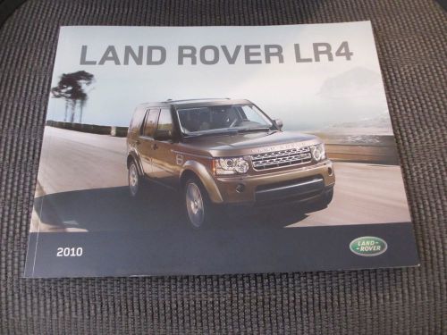 Land rover lr4 2010 original dealer brochure guide specs options colors interior