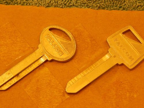 1967 68 69 70 ford falcon key set blank pair nos