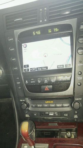 06-11 lexus gs #2 multi display navigation screen radio cd cassette player
