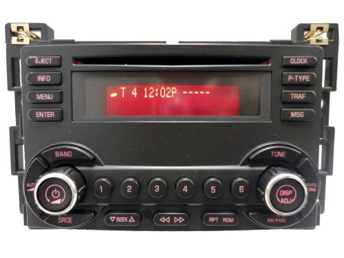 Pontiac g6 g-6 radio stereo cd disc player 15890524 un0 receiver am fm oem